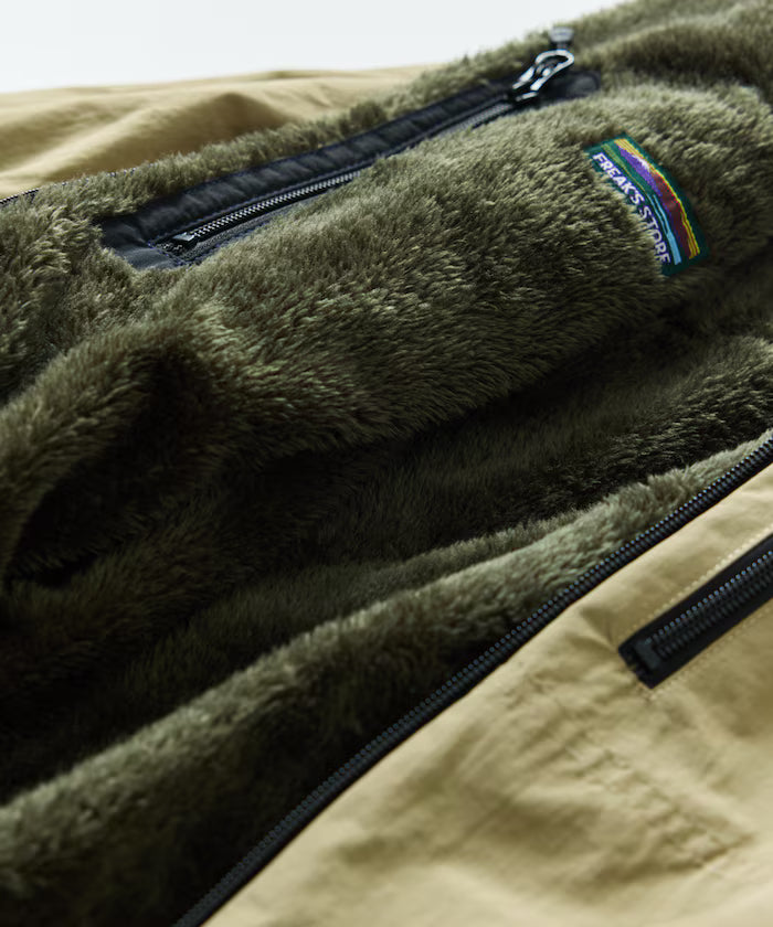 Relaxed Fit Nylon Fleece Reversible Blouson [Limited Release]