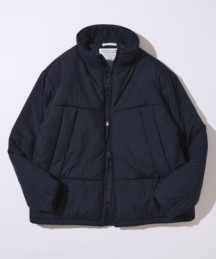 PRIMALOFT PUFF JACKET / Primaloft Stand Collar Puff Jacket / Insulated Blouson