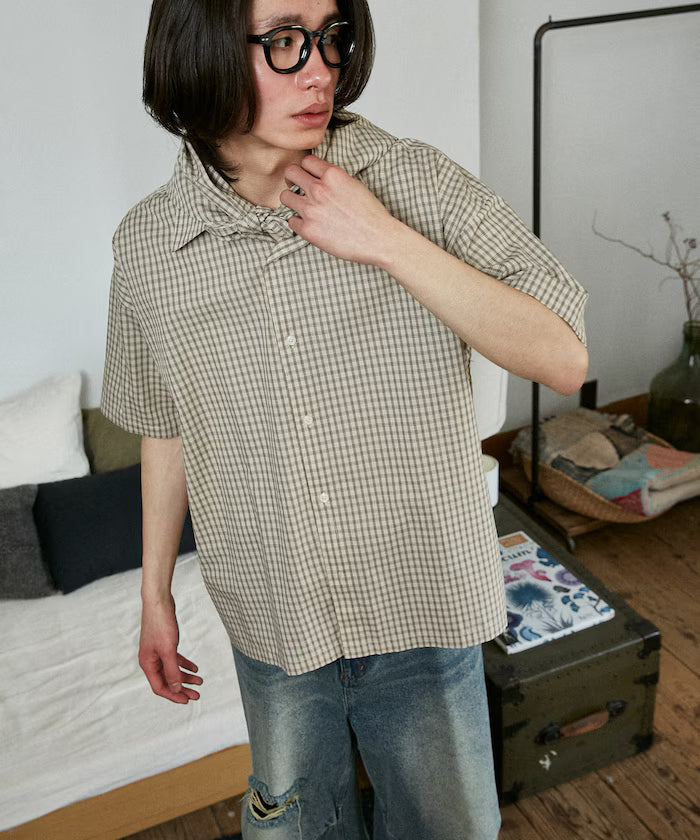 LOVE POP STUDIO Half Sleeve Shirt with Scarf Limited Edition