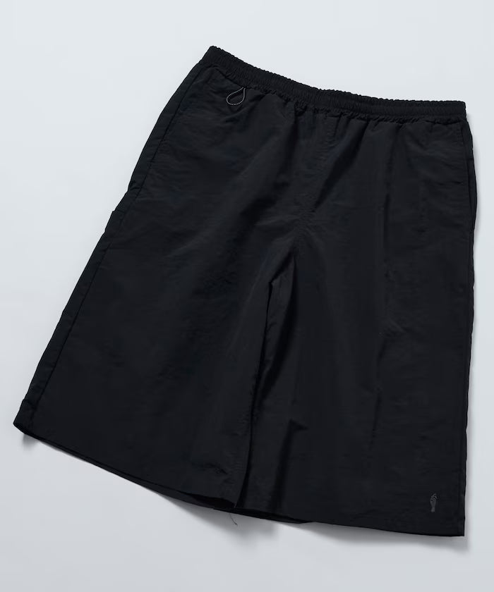 Nylon Sleek Water Length Baggy Shorts