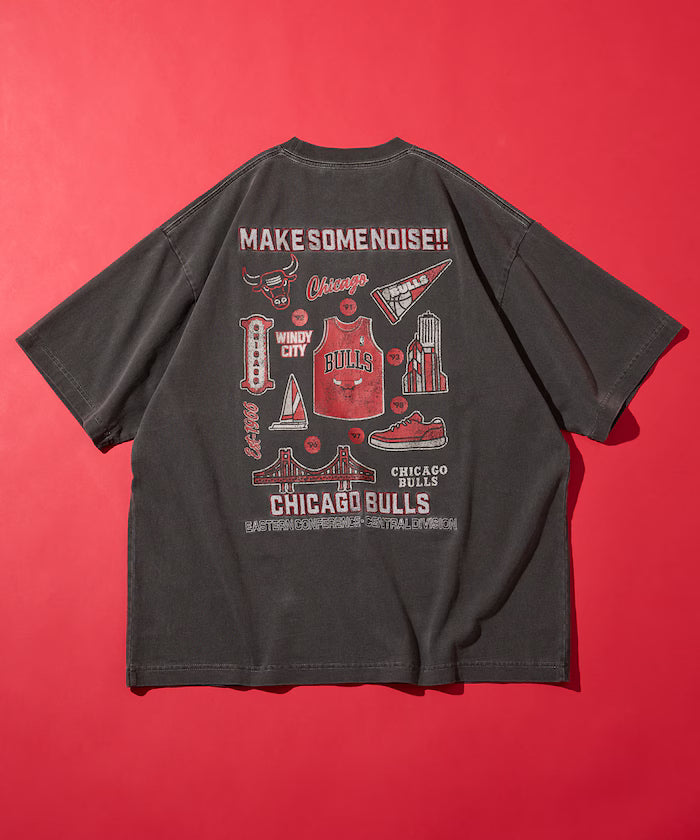 NBA × FREAK'S STORE Special Team Illustration Graphic Back Print Crew Neck T-Shirt
