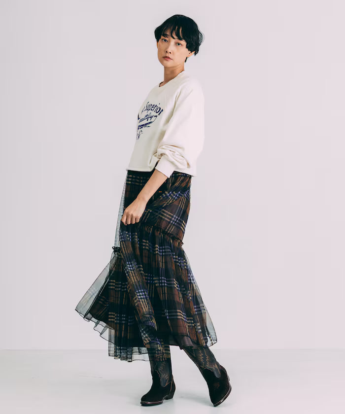 Grunge Cutoff Short Sweatshirt