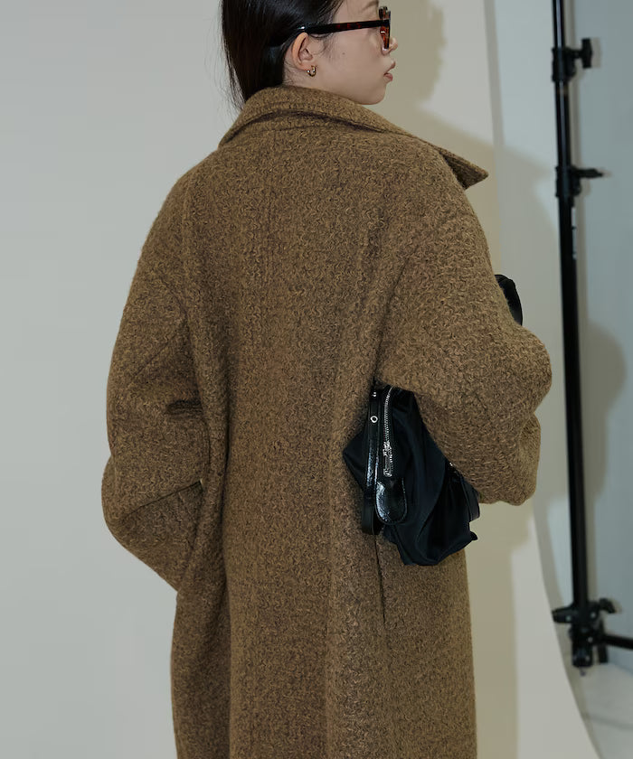 Multicolor Shaggy Long Coat Limited Edition