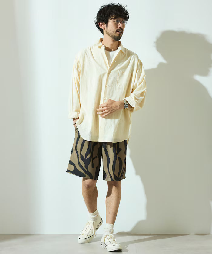 Pattern Easy Shorts / All-over Print Short Pants / Compatible with Setup