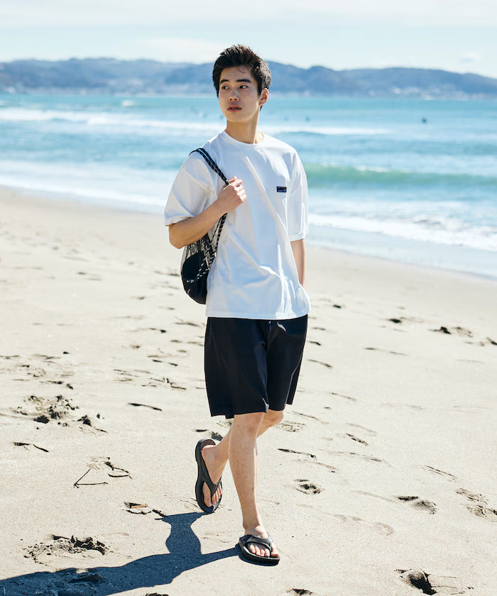 SPEEDRY Set with Bag Stretch Setup/T-Shirt/Shorts/3 in 1 /Rash Guard/Quick Dry/UV Cut/Heat Shield 【Limited Edition】