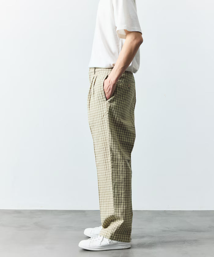 LINEN COTTON EASY SLACKS [Compatible with Setup]