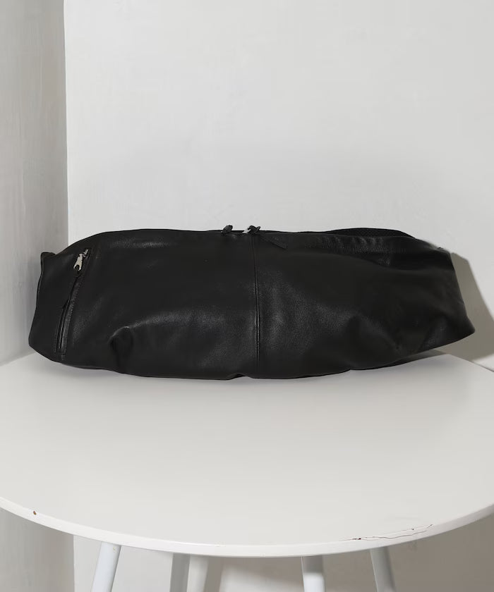 Leather Crossbody Sling Bag / Leather Sling Bag / Cowhide / Water-Repellent Leather