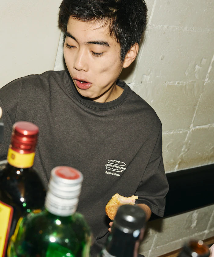 LANDER SANDWICHES×FREAK'S STORE/Lander Limited Edition Big Silhouette Back Print Crew Neck T-Shirt 【Limited Release】
