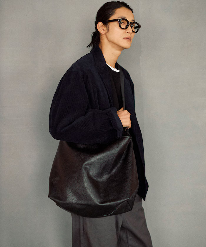 2WAY Leather Messenger Bag / 2WAY Leather Messenger Bag / Cowhide / Water-repellent leather