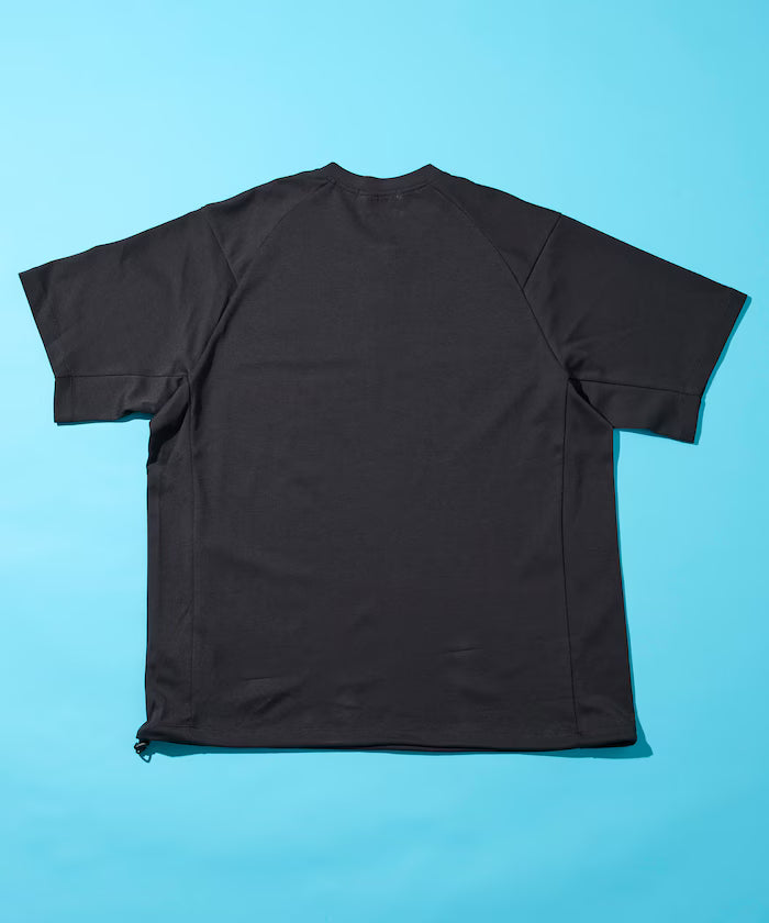 SUPER ICE / Super Ice Henry Neck Spindle T-Shirt Contact Cold Sensation / Quick Drying / UV Cut