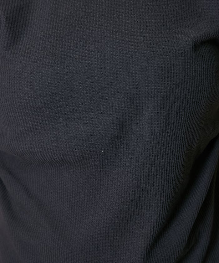 Light Waffle Waist Shirring T-Shirt Limited Edition