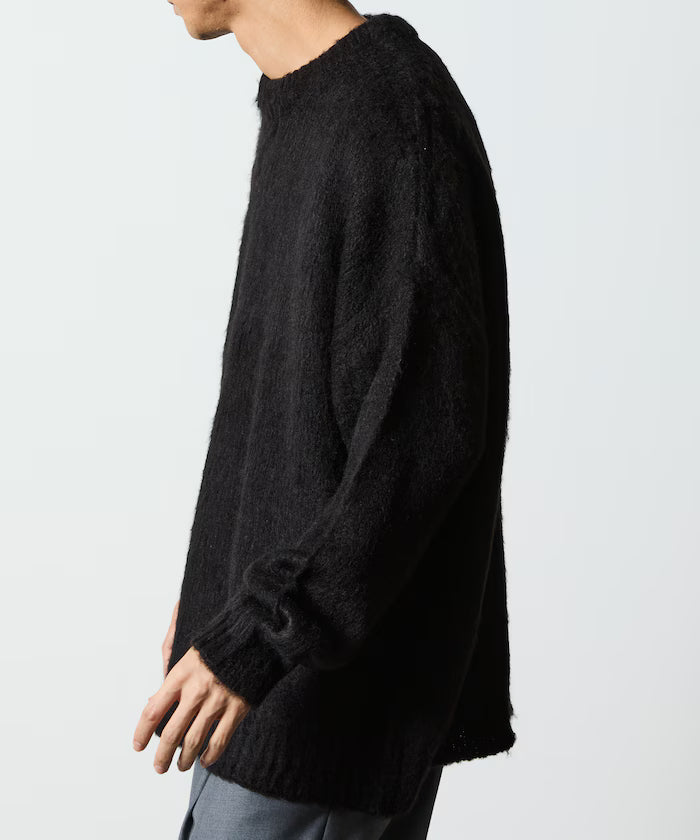 Relaxed Fit Crew Neck Pullover Shaggy Knit [Limited Edition]