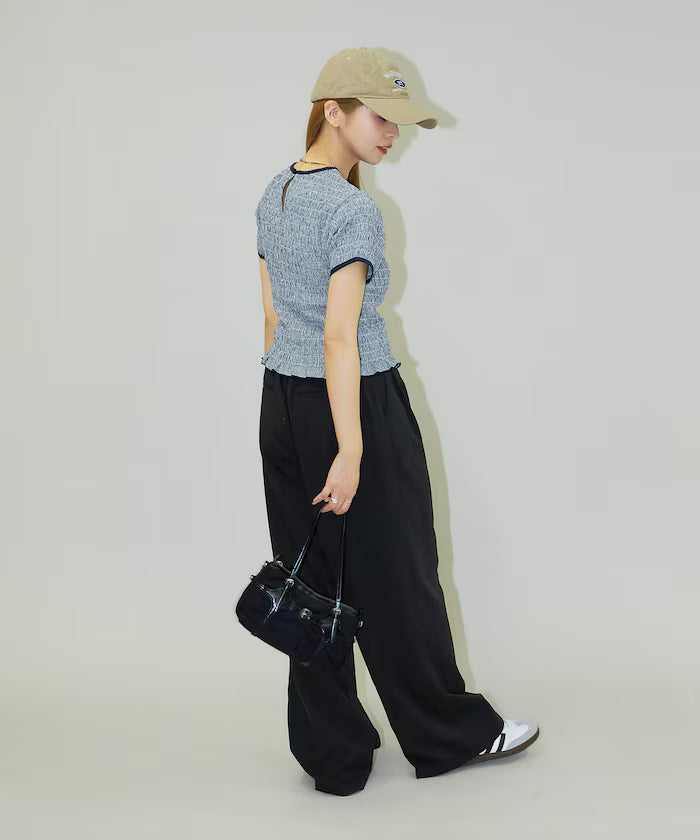 Shearing Design Check Pullover Shirt