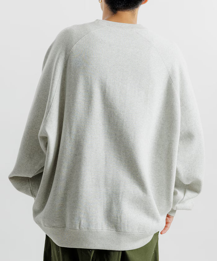 12oz Heavyweight Big Silhouette Raglan Sleeve Crew Neck Sweatshirt 【Limited Edition】