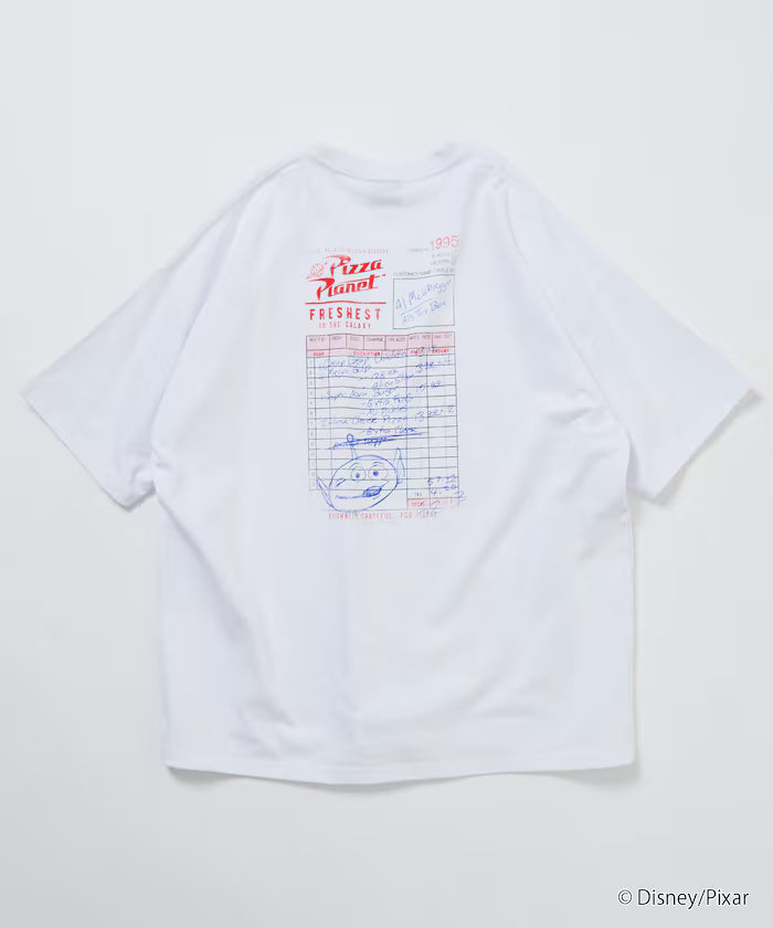 [TOY STORY] Exclusive Big Silhouette Back Print Crew Neck T-Shirt / Pizza Planet [Limited Edition]
