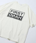 6 Ounce Front Logo Print Crew Neck T-Shirt / Print T-Shirt PRINT TWO-TIER BOX - White