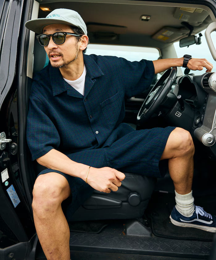 AUSTRALIAN COTTON Check Easy Shorts