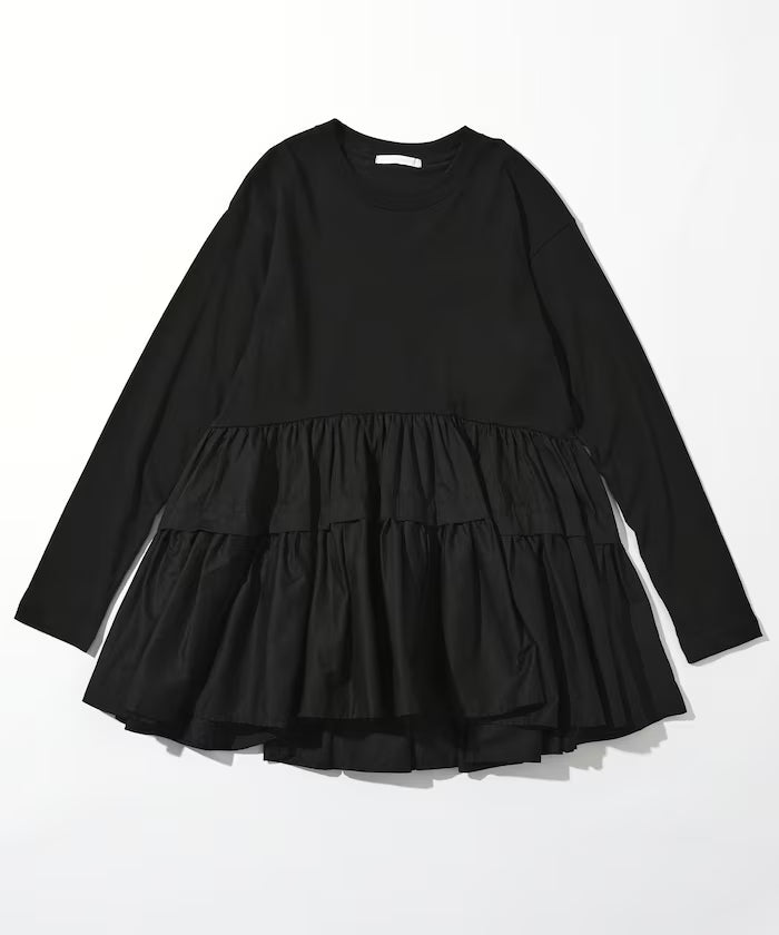 Organic Cotton Tiered Long Sleeve T-shirt