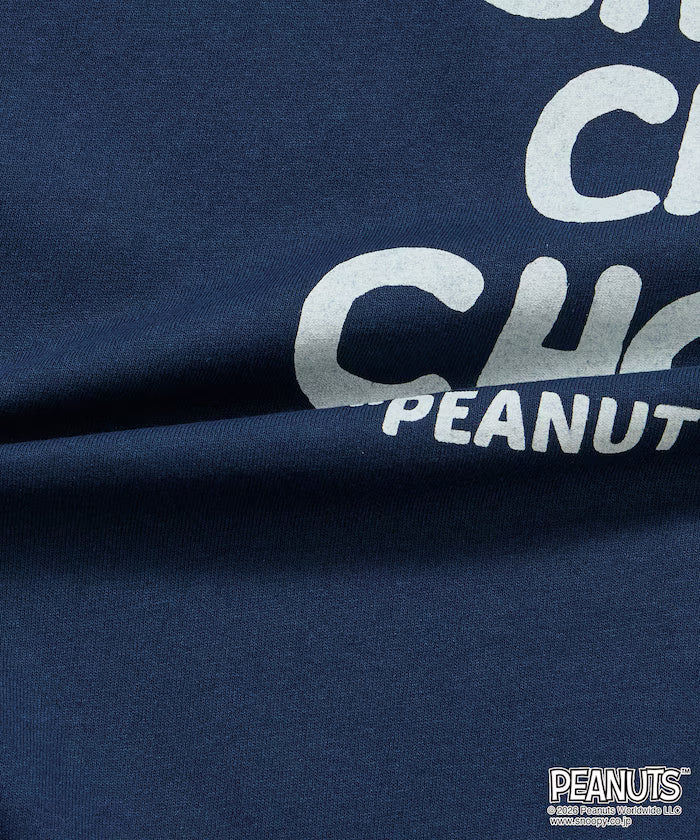 PEANUTS/Peanuts Limited Edition Big Silhouette Back Print Crew Neck T-Shirt/CHOMP 【Limited Edition】