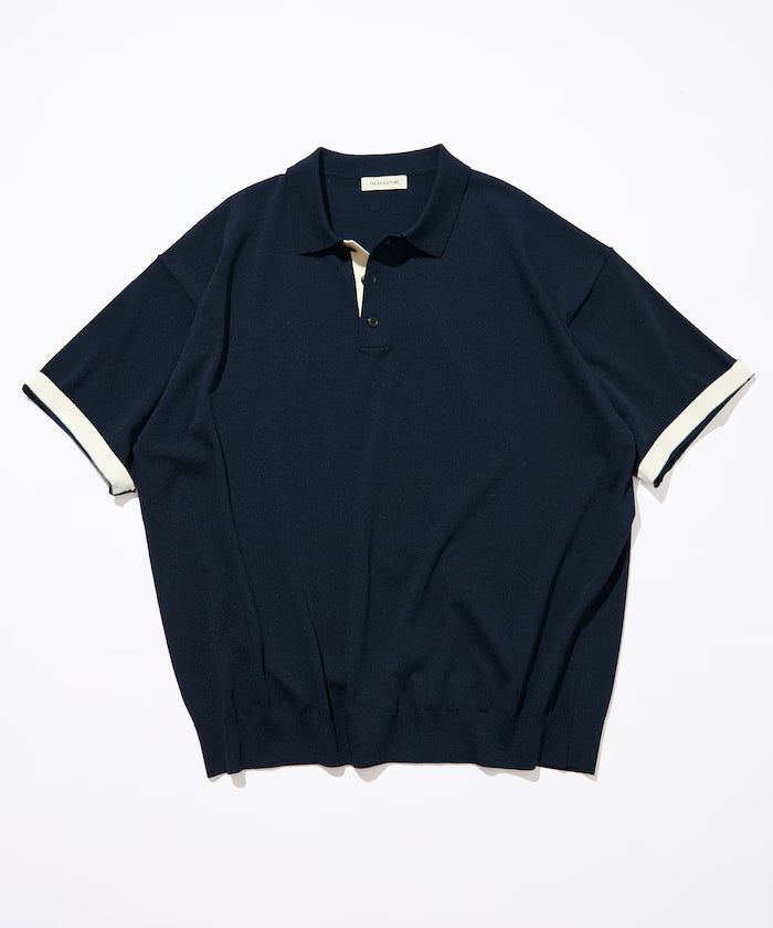 Relax Fit Relax Fit Cool Touch Color Block Knit Polo Shirt [Limited Edition]