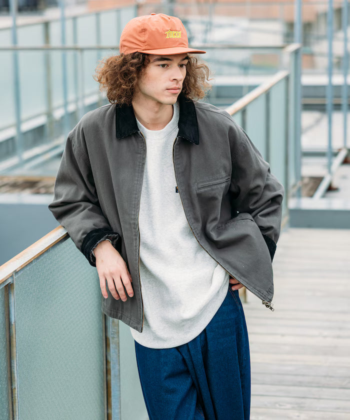 Big Silhouette Corduroy Switch Duck Blouson [Limited Edition]
