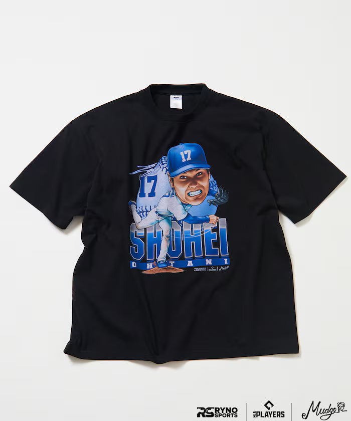 【March 5 12:00 release】MLB PLAYERS× RYNO SPORTS ×FREAK'S STORE limited edition 【OHTANI PITCHER】GRAPHIC TEE - Black