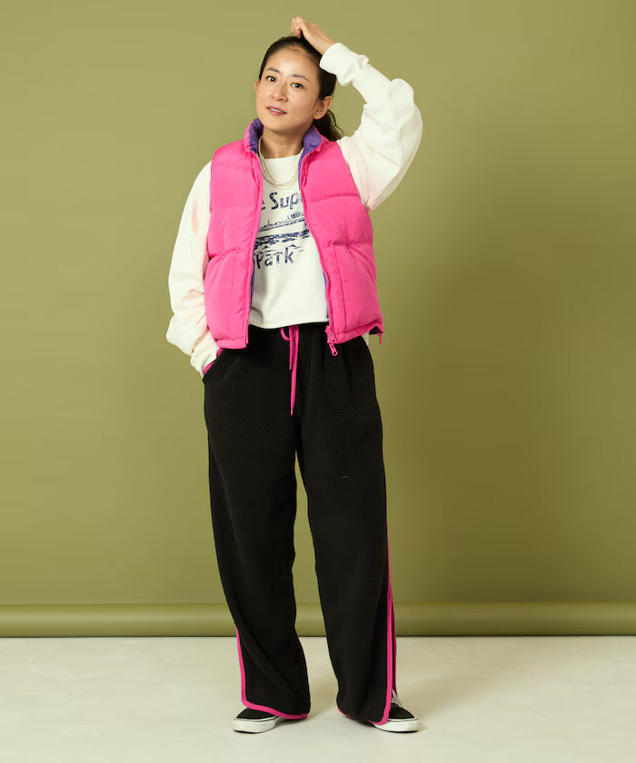 Side Zipper Fleece Pants