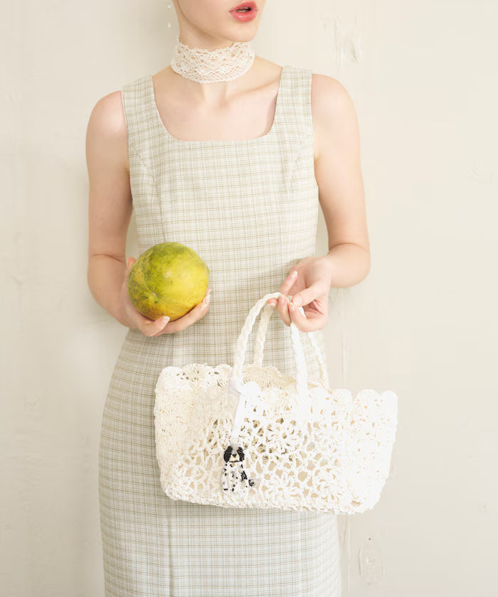 Raffia Boston Bag / Basket Bag