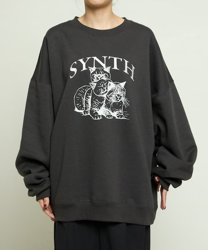 SYNTH Cat Fleece Lined Sweatshirt Limited Edition