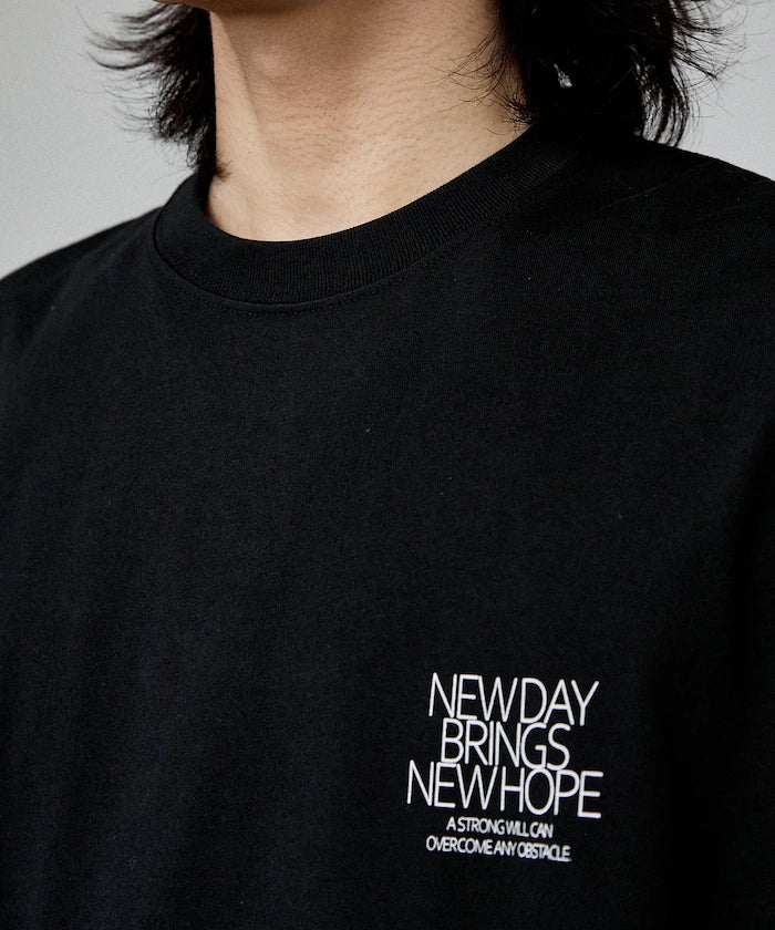 LOVE POP STUDIO NEW DAY Typography T-shirt Limited Edition