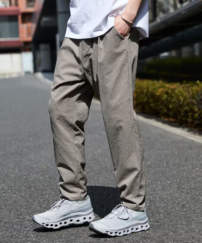 AiRide/Air Ride Slim Tapered Silhouette Sheer Seersucker Packable Easy Pants/Quick-Dry/UV Cut [Limited Edition]
