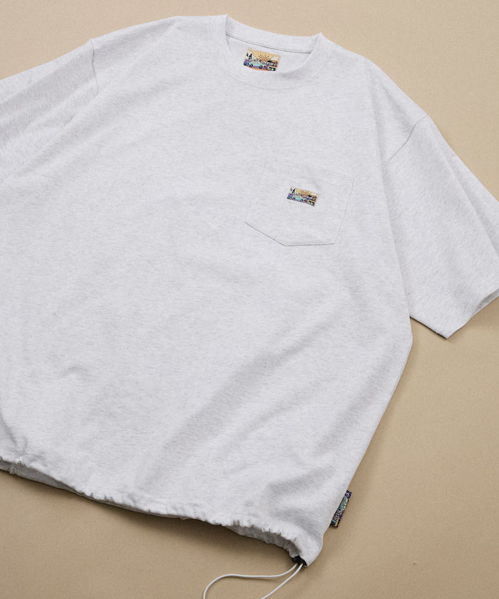 FREAK'S STORE for BEACH & FES Relax Fit One Point Logo Spindle Pocket T-shirt
