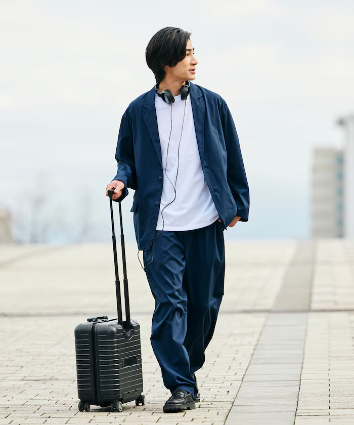 AiRide/Air Ride Relax Fit Packable Travel Set Up/Tailored Jacket/Wide Tapered Pants/Quick Dry/UV Cut 【Limited Edition】