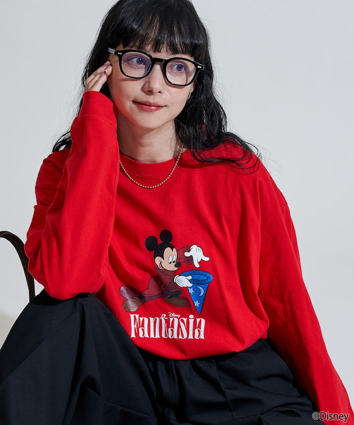 [DISNEY FANTASIA] Big Front Print Long T
