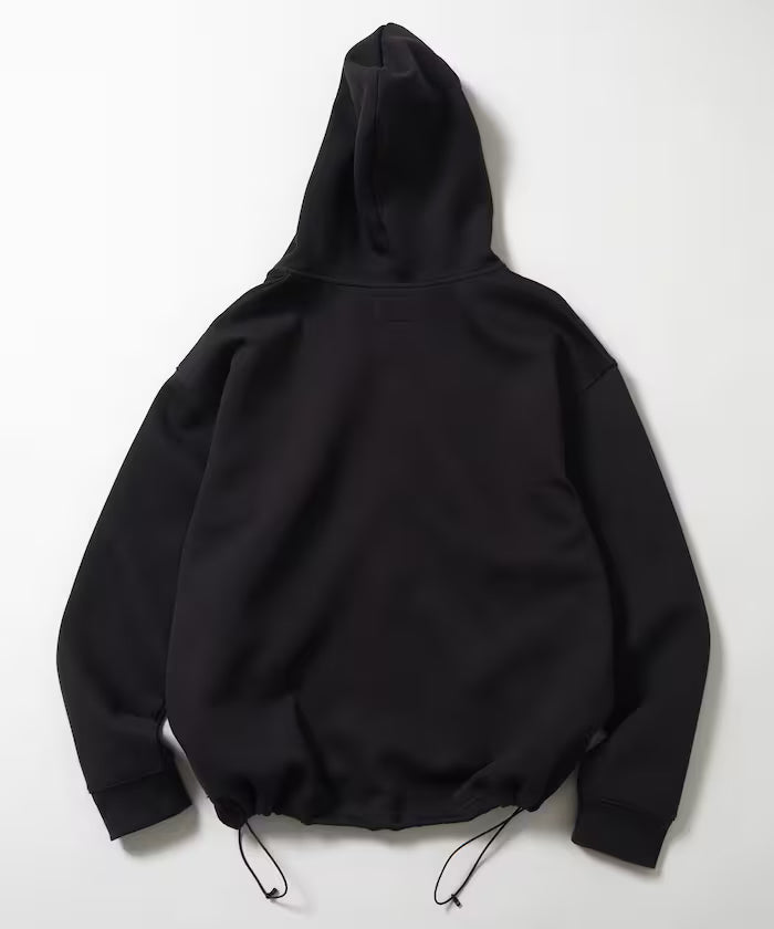 Big Silhouette Spindle Cardboard One Point Logo Sweat Zip-Up Hoodie