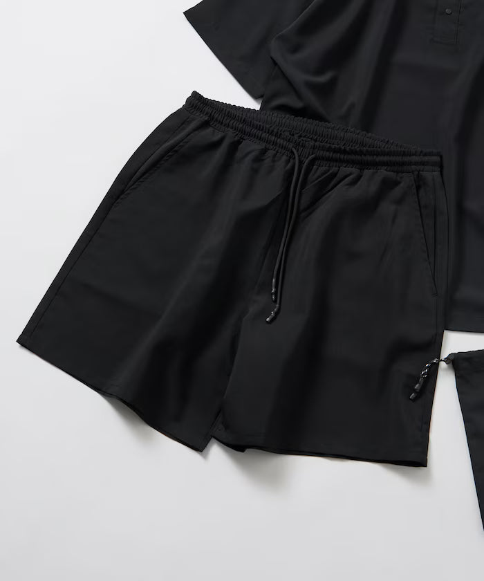 AiRide/Packable Setup/Henley Neck Pullover/Shorts/Packable/Quick-Drying/UVA Cut 【Limited Edition】