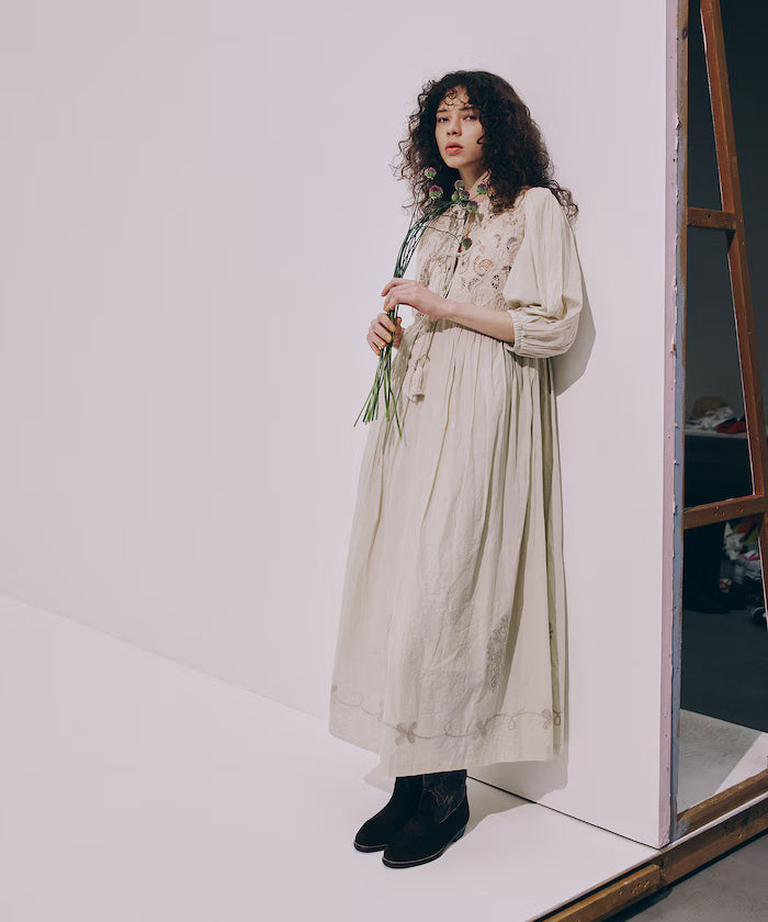 India Code Embroidered 2WAY Dress