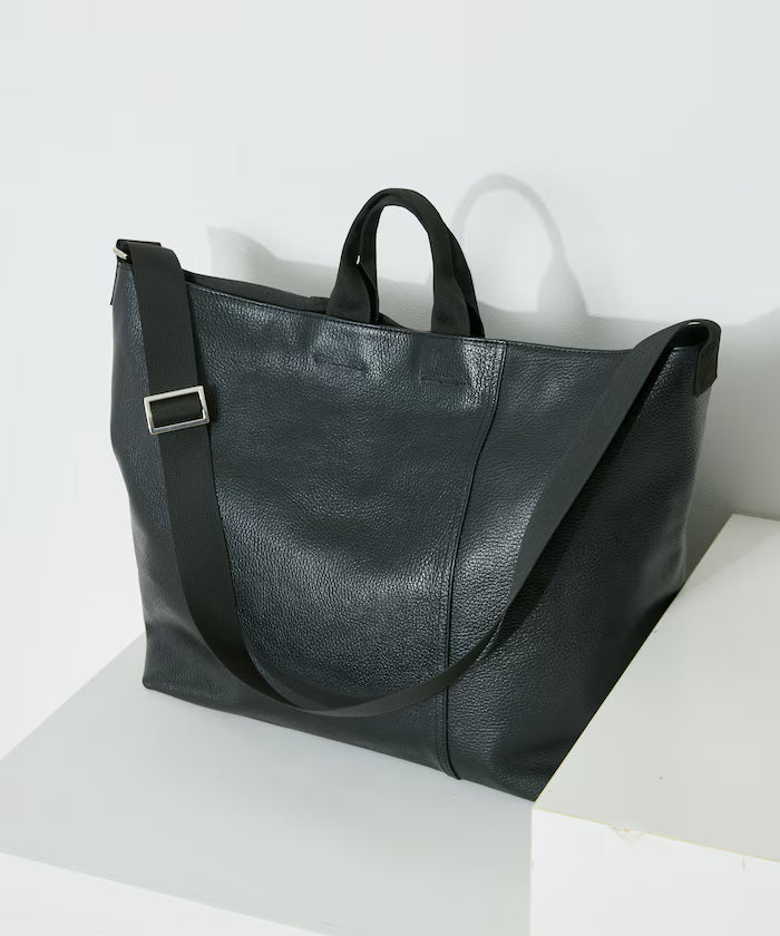 2WAY Leather Messenger Bag / 2WAYレザーメッセンジャーバッグ / Cowhide / Water-repellent leather