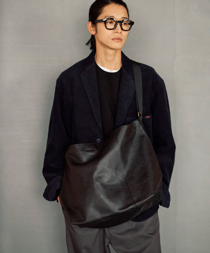 2WAY Leather Messenger Bag / 2WAY Leather Messenger Bag / Cowhide / Water-repellent leather