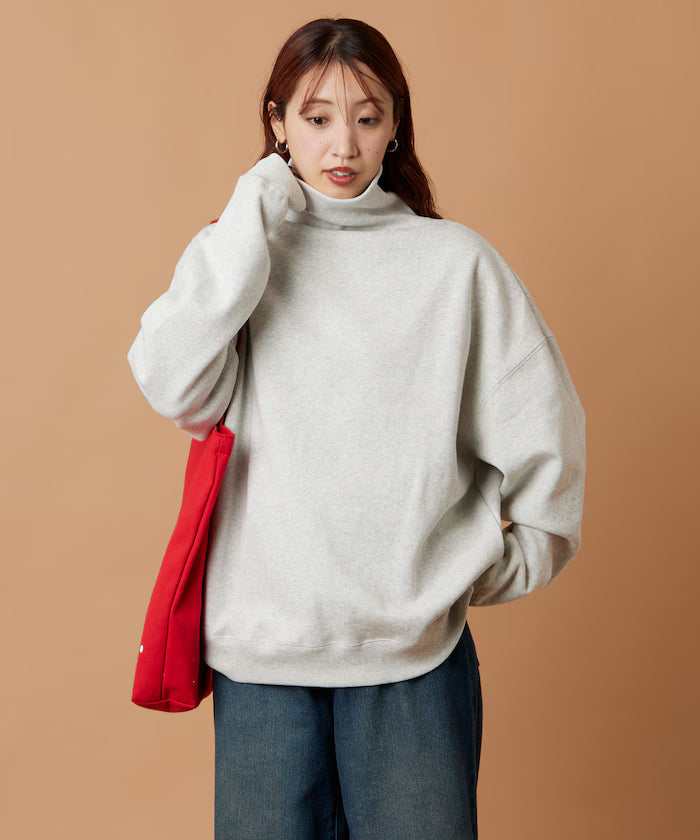 12oz Heavyweight Big Silhouette Turtle Neck Sweatshirt [Limited Edition]