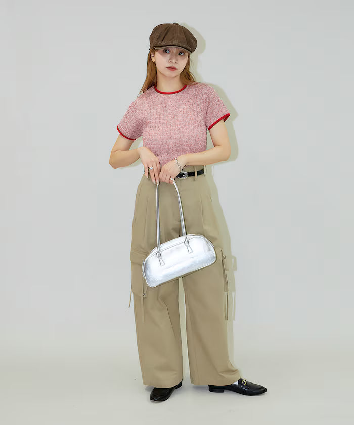 Shearing Design Check Pullover Shirt
