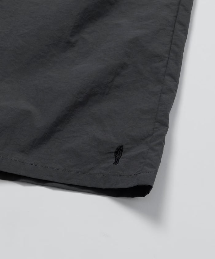 Nylon Sleek Water Length Baggy Shorts