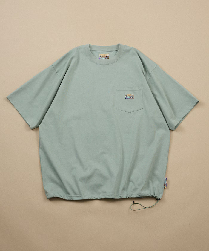 FREAK'S STORE for BEACH & FES Relax Fit One Point Logo Spindle Pocket T-shirt