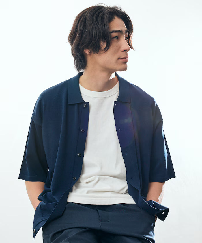 Relax Fit Relax Fit Cool Touch Polo Color Short Sleeve Knit Shirt [Limited Edition]