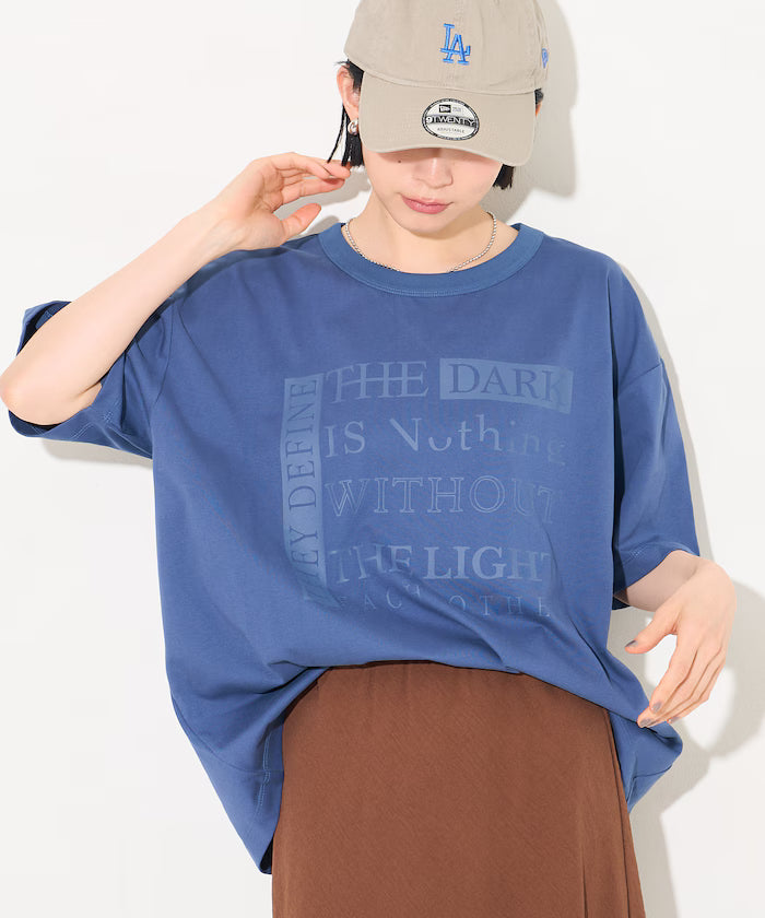 One Tone Logo T-Shirt - Blue