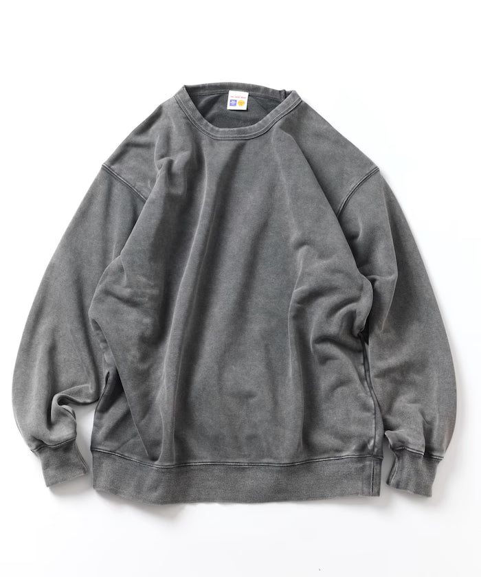 13 oz HEAVY WEIGHT heavyweight pigment-dyed crewneck sweatshirt