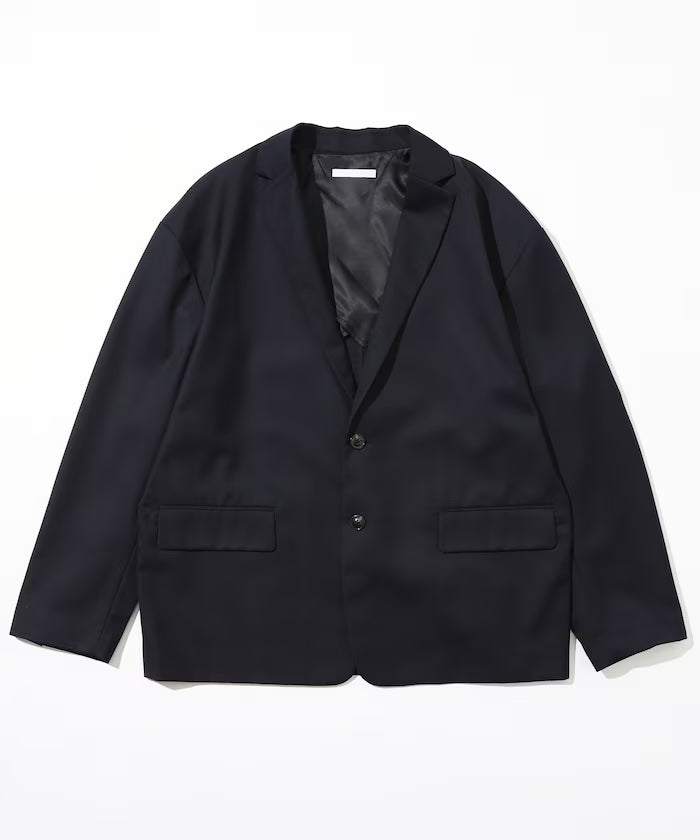 Sleeve-Contrast Tailored Jacket / Relaxed Fit
