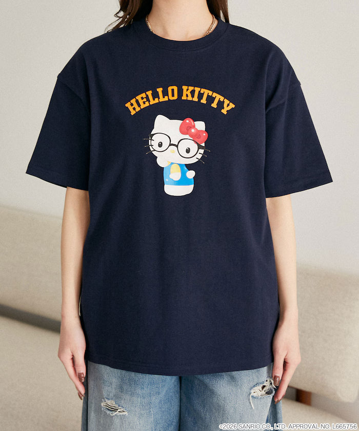 "SANRIO CHARACTERS" College Style Printed T-Shirt Limited Edition