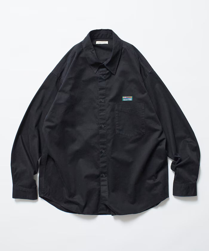 Relax Fit Relaxed Fit Garment Dyed Regular Collar Shirt [Limited Edition]