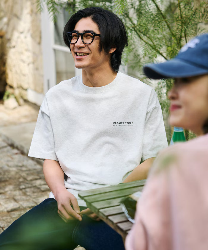 Big Silhouette Receipt Motif Back Print T-Shirt 【Limited Edition】